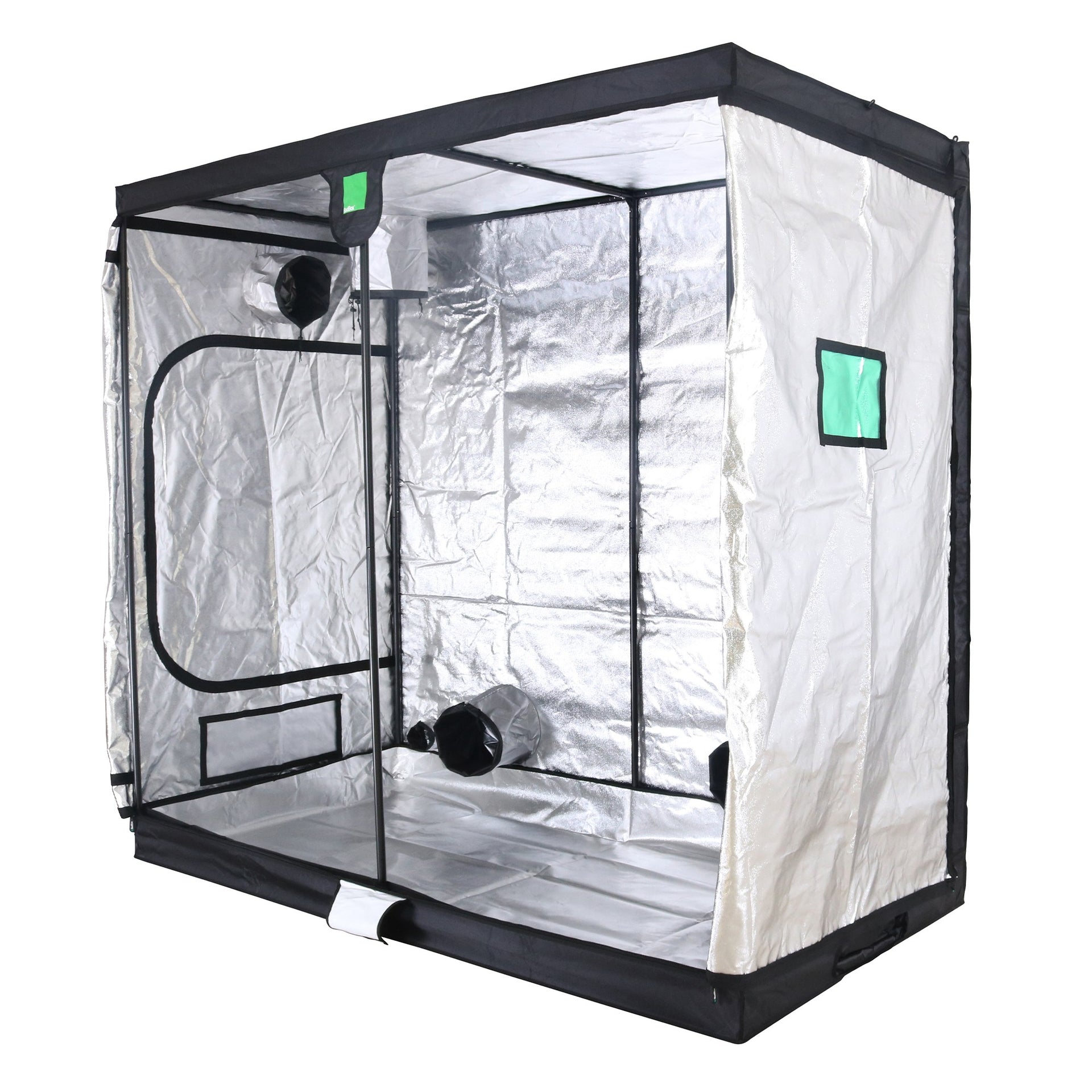 budbox pro grow tent BudBox-Pro Grow Tent 1.2m x 2.4 x 2.2 (XXL Tall) Silver – Hawthorne Horticulture