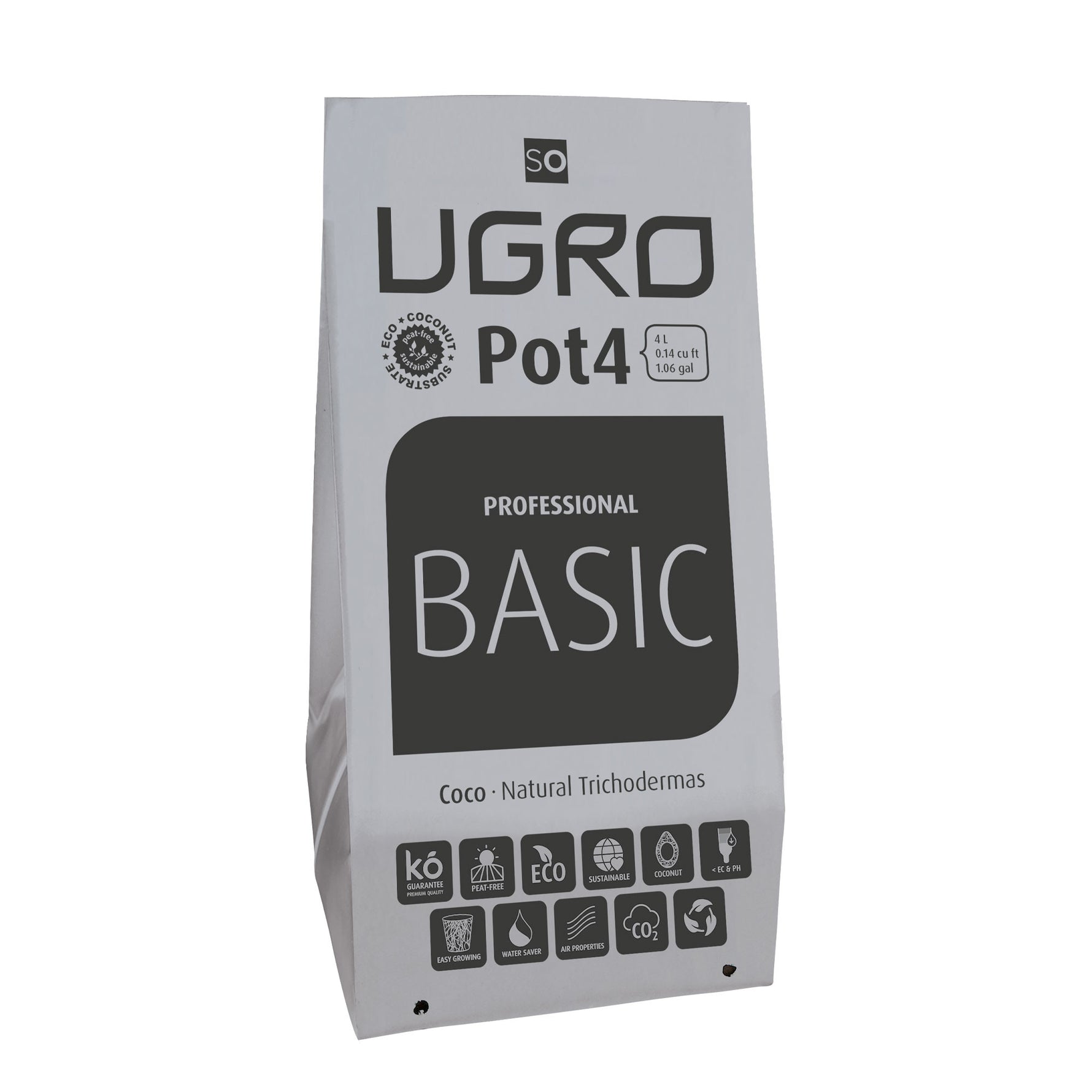 UGro Pot4 4L (Box of 20)