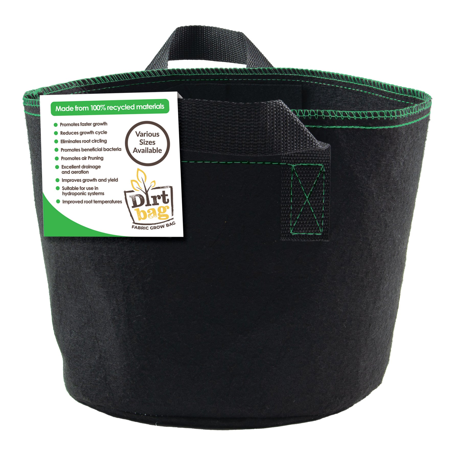 Dirt Bag 78L (100% Recycled Fabric Pot) Pack of Five