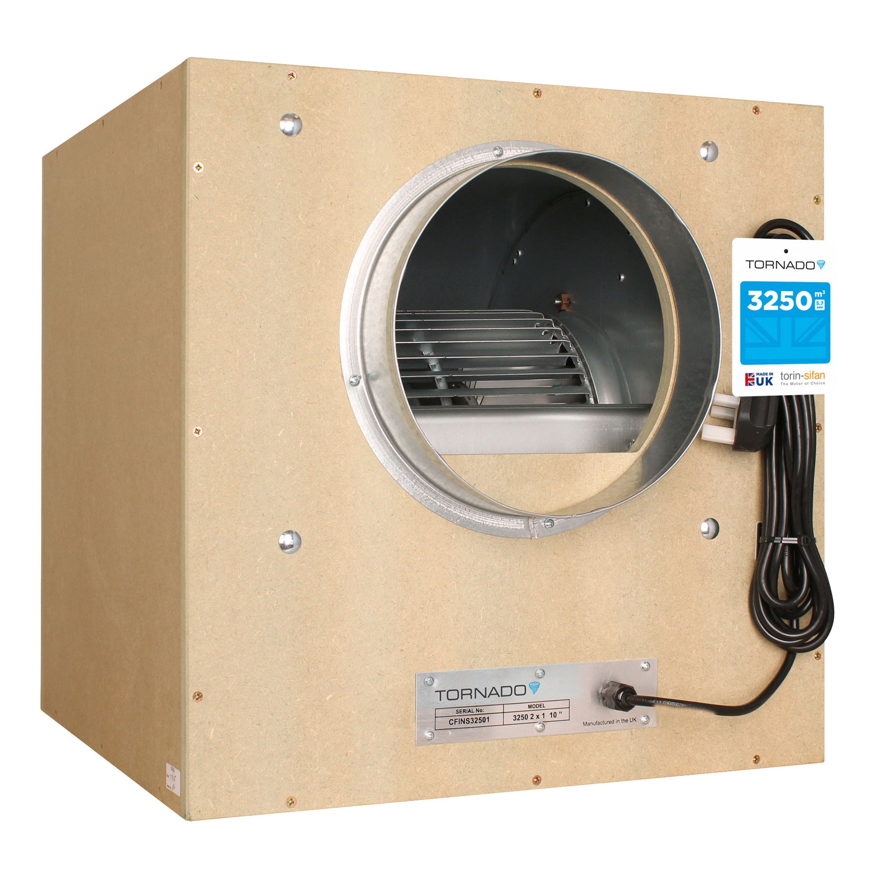 Century Box Fan 3250m3/hr - 250mm (10")