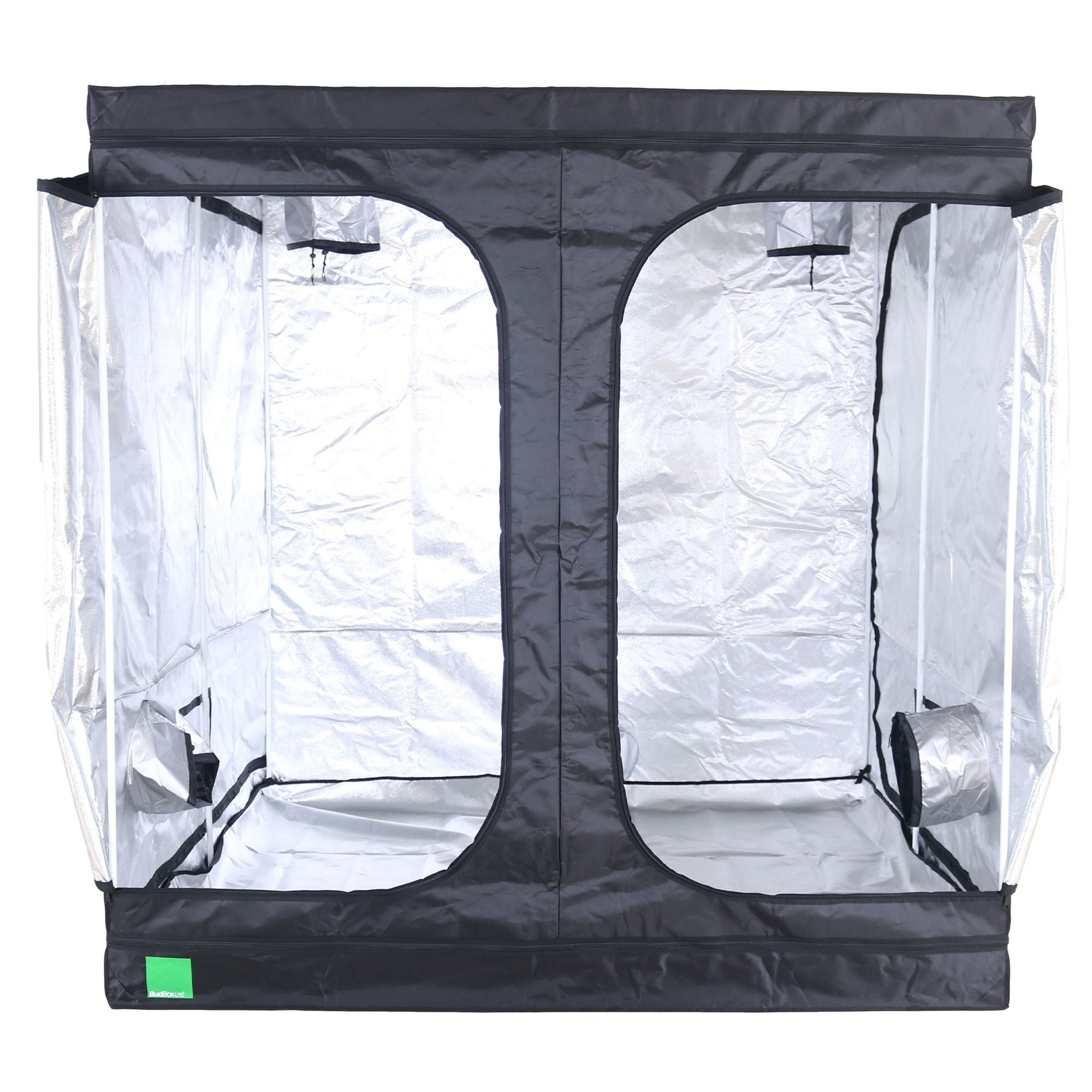 BudBox-Lite Tent 2.0m x 2.0 x 2.0 (D16mm - Plastic CJ) Silver