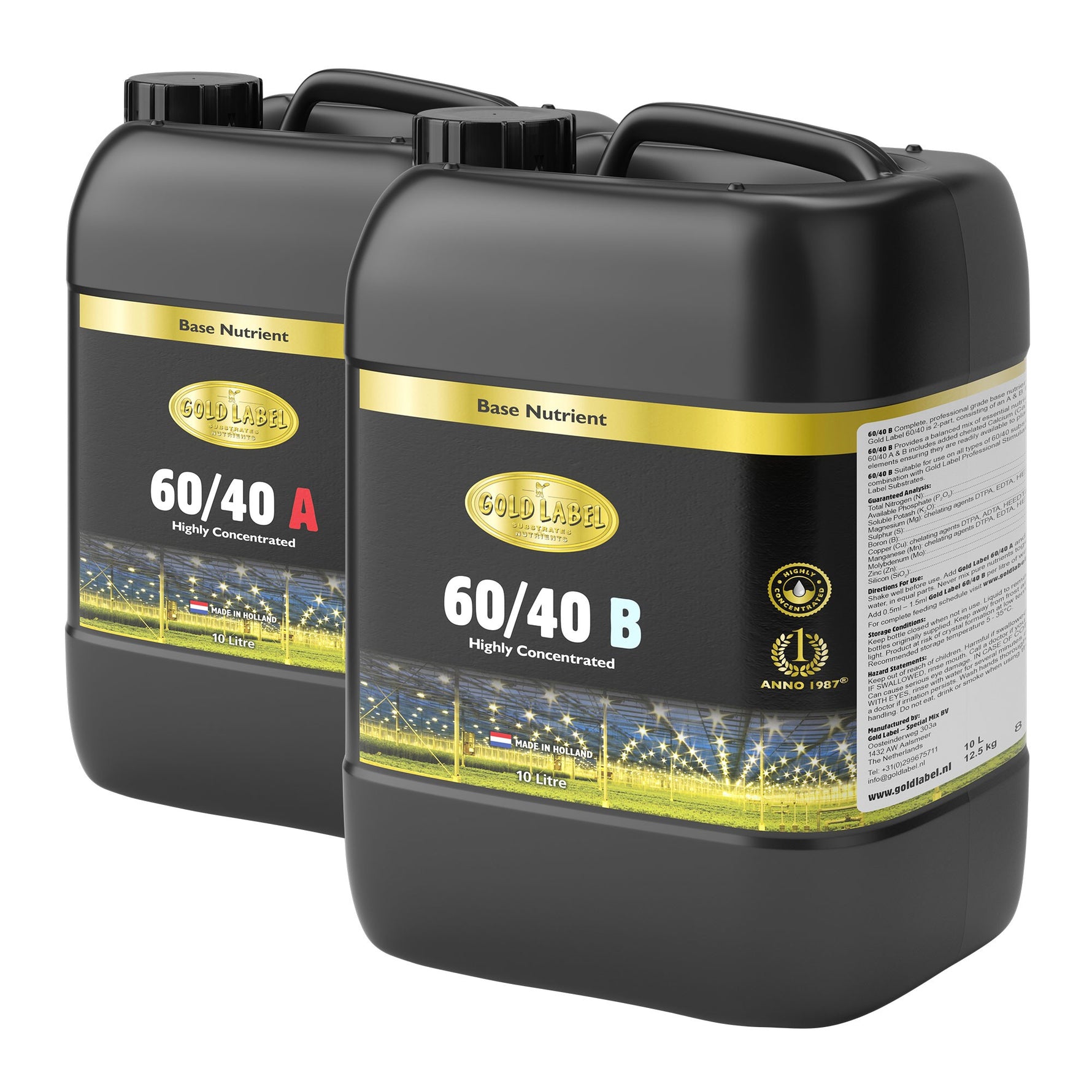 Gold Label Hydro/Coco 60/40 10L (A+B)