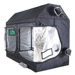 BudBox-Pro Tent 1.2m x 2.4 x 1.8 (XXL Roof) Silver