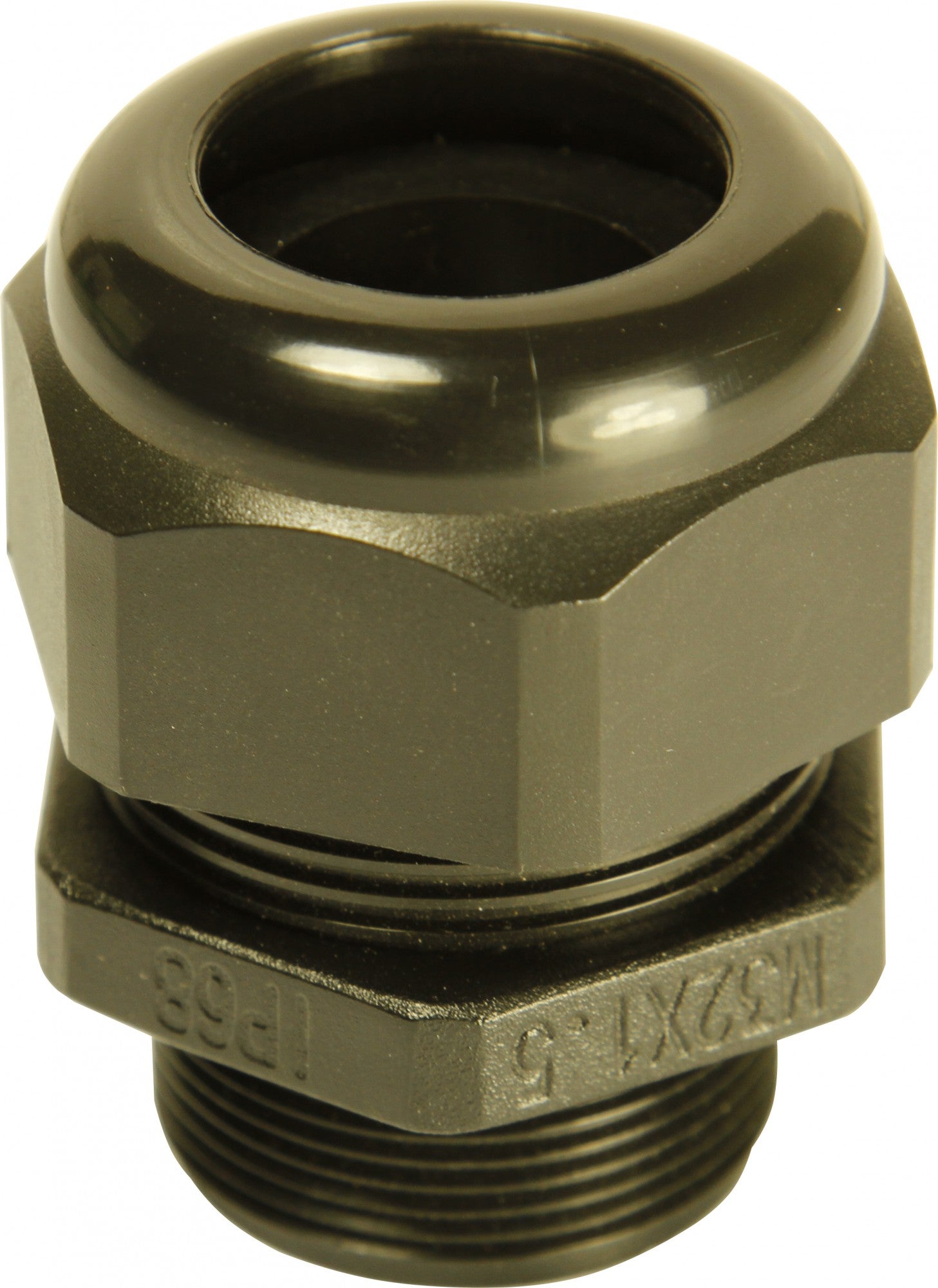 Multiflow Large M32 Domed Gland + Lock Nut (Inc Small Hole Insert) - (C)