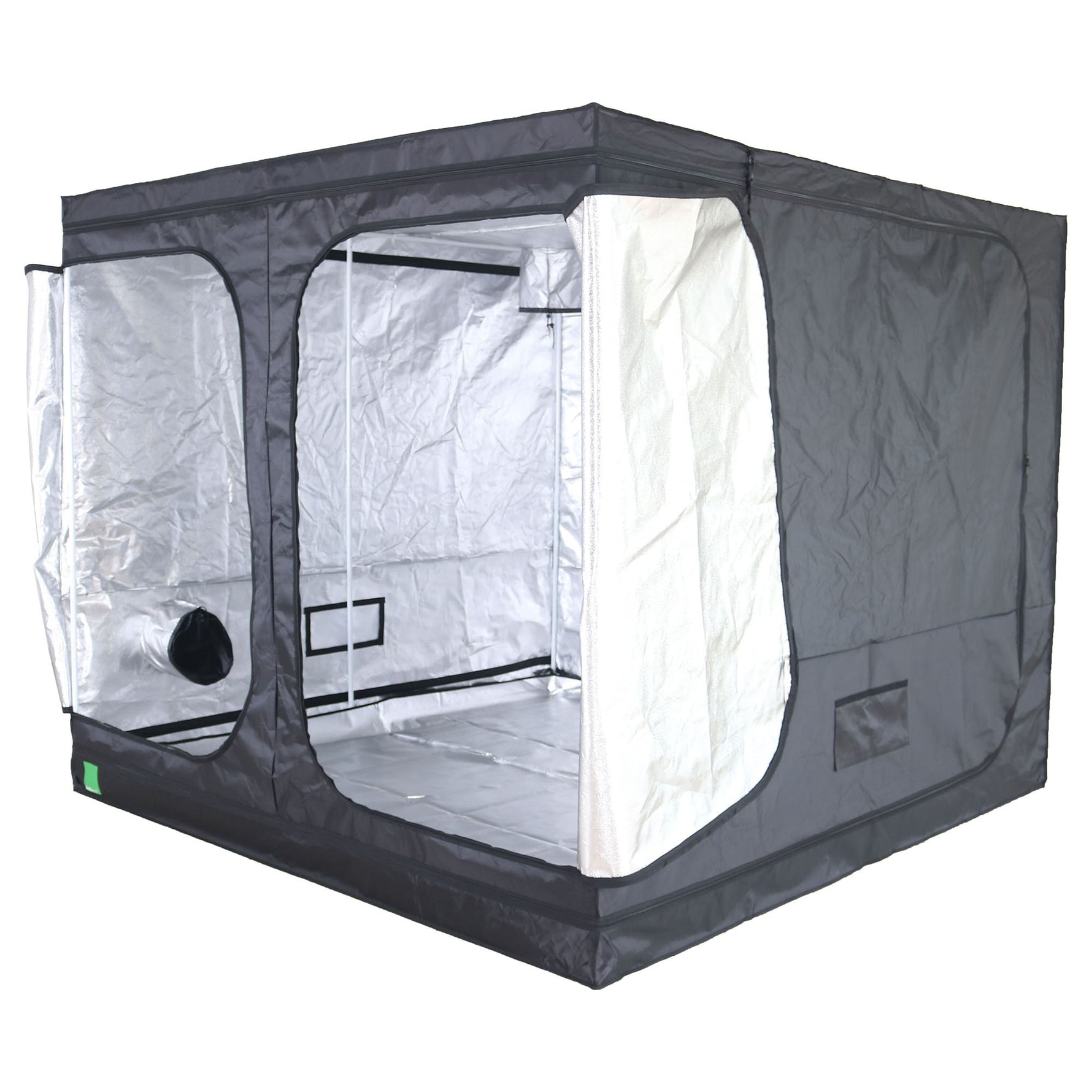 BudBox-Lite Tent 2.4m x 2.4 x 2.0 (D19mm - Metal CJ) Silver