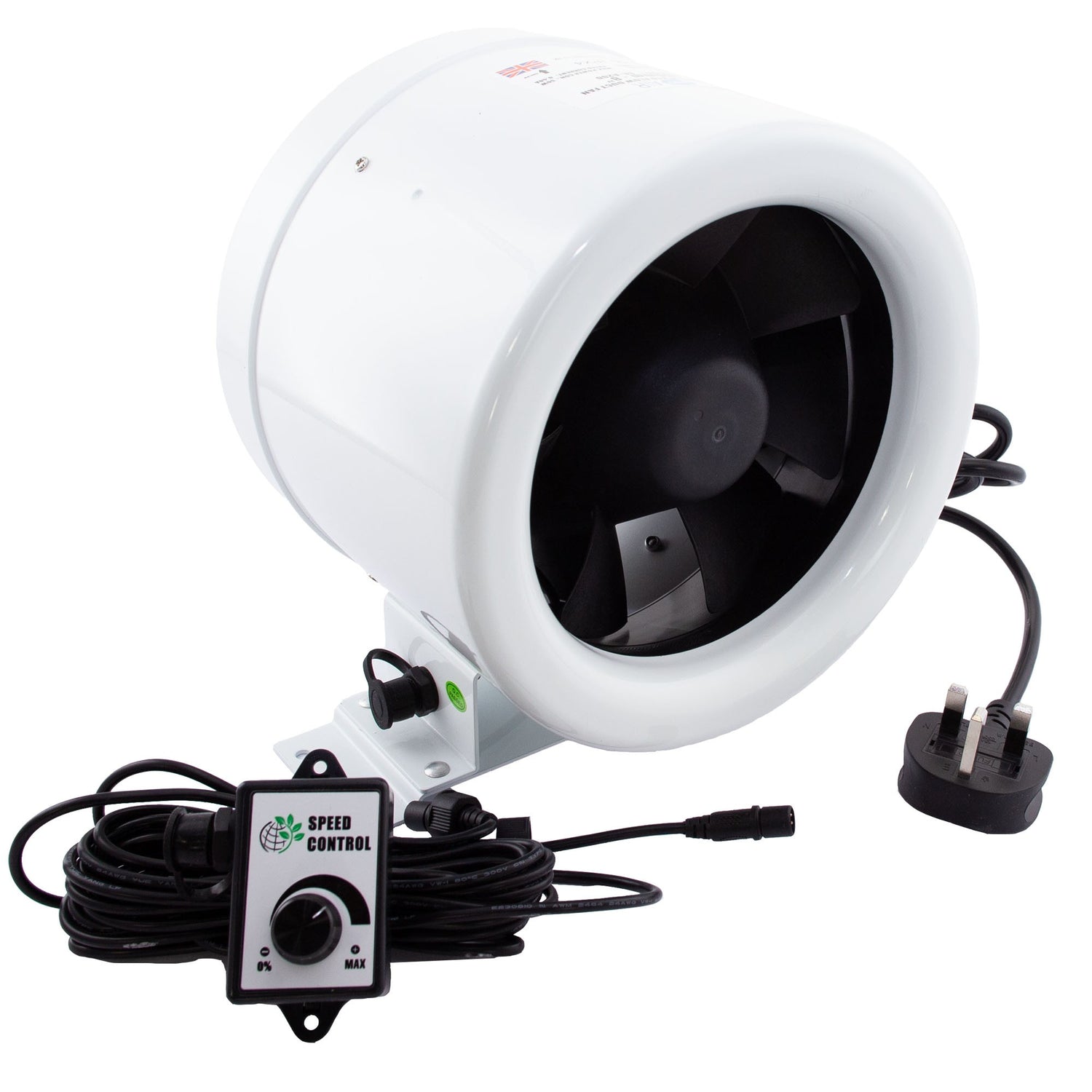 Pro Air EC Inline Fan 200mm (8") - 1020m3/hr