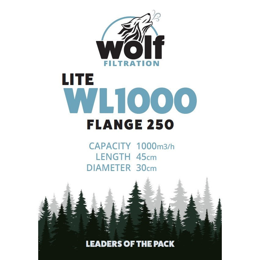 Wolf Lite 1000 Carbon Filter 250mm (10")