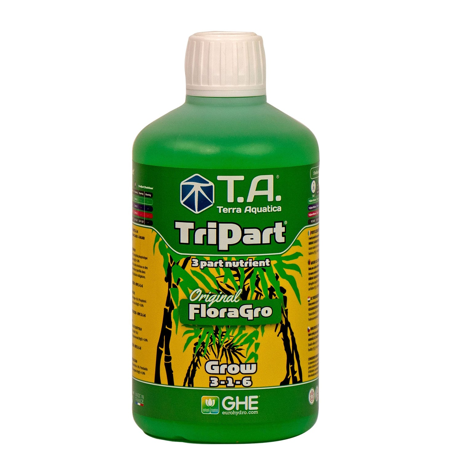 T.A. TriPart Grow 500ml (GHE Flora Gro)