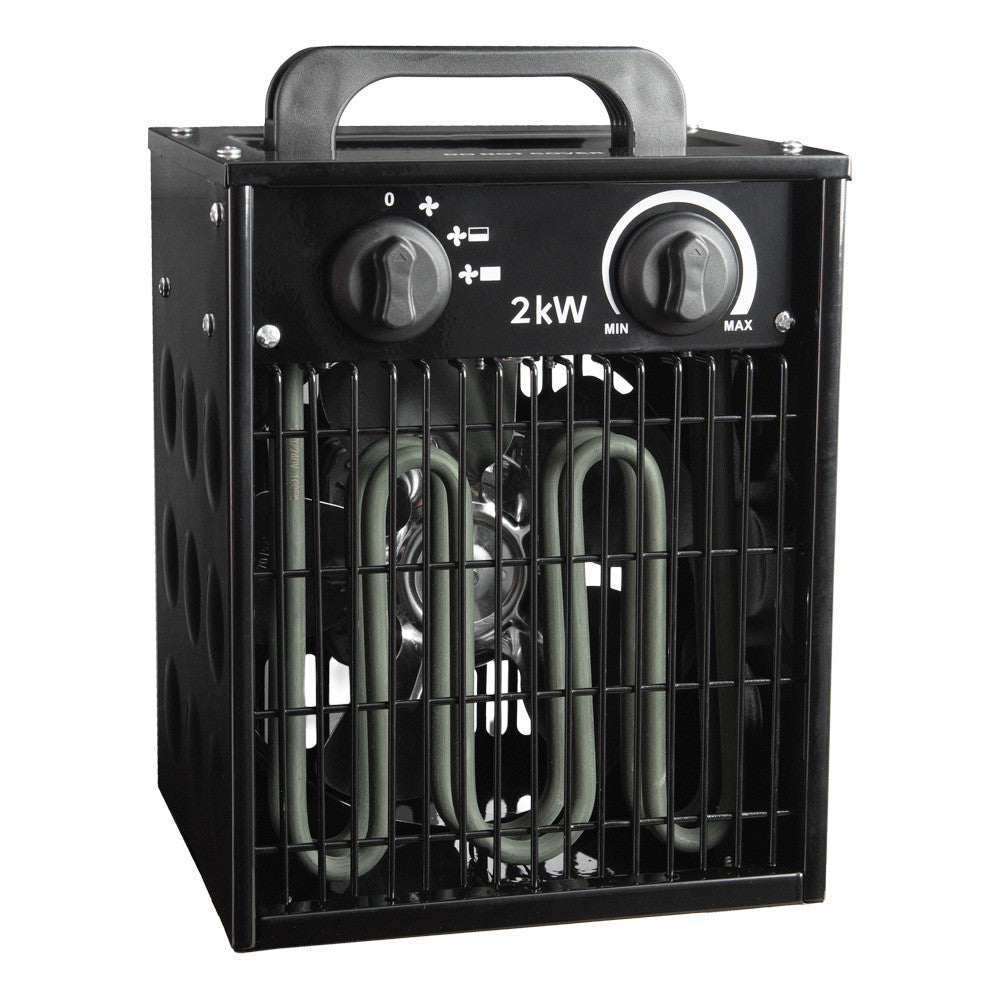 Gorilla 2kw Fan Heater (Tall Black)