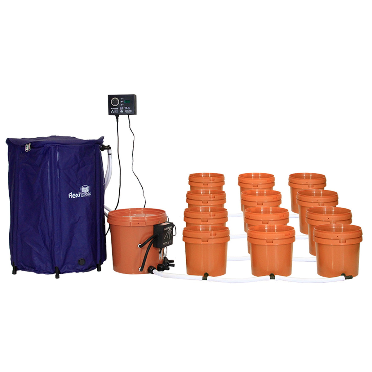 Multiflow V3R 12 Pot System - Flexi Tank 100L - (B)