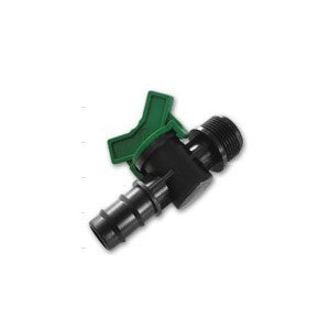 RP.0407 - Irritec Plug Connector for PE Pipe Coupling - 3/4" (Male) x 16mm VALVE