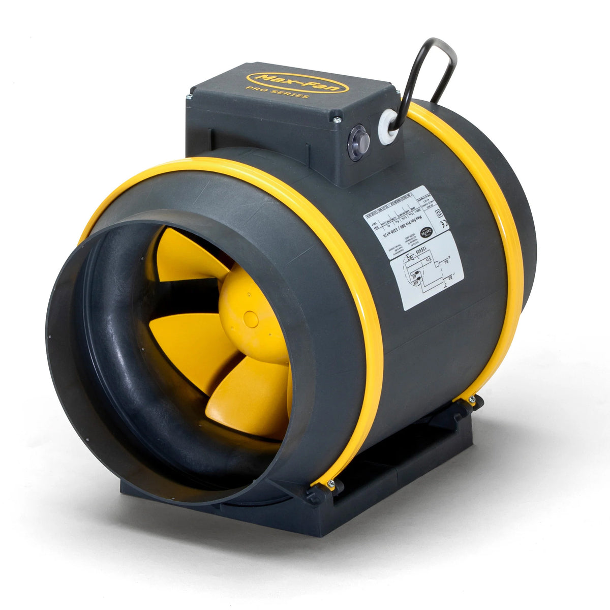 Can Max Fan Pro (AC) CON Fan 200mm (8") - 0.6A - 1218m3/hr - 2 Speed