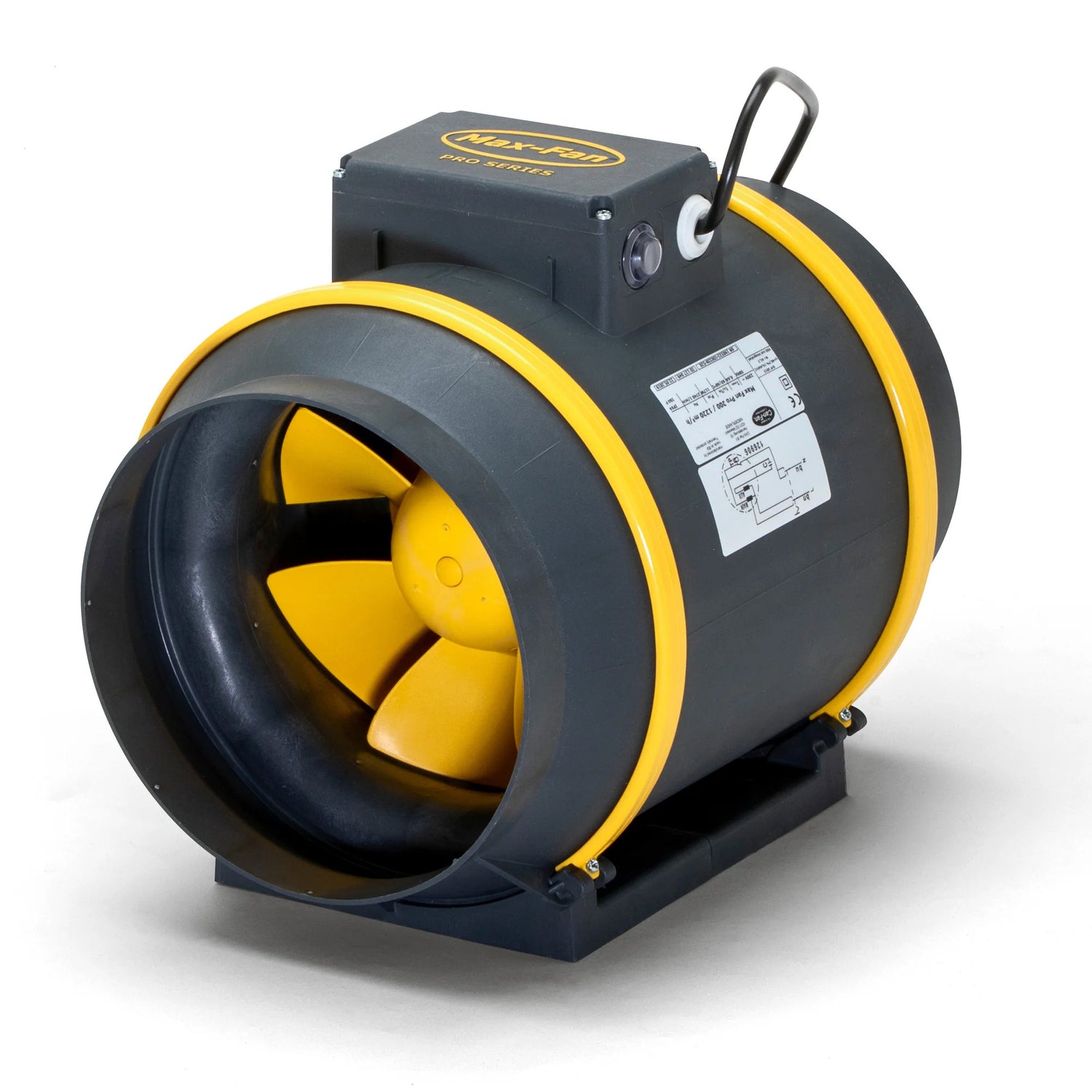 Can Max Fan Pro (AC) CON Fan 200mm (8") - 0.6A - 1218m3/hr - 2 Speed