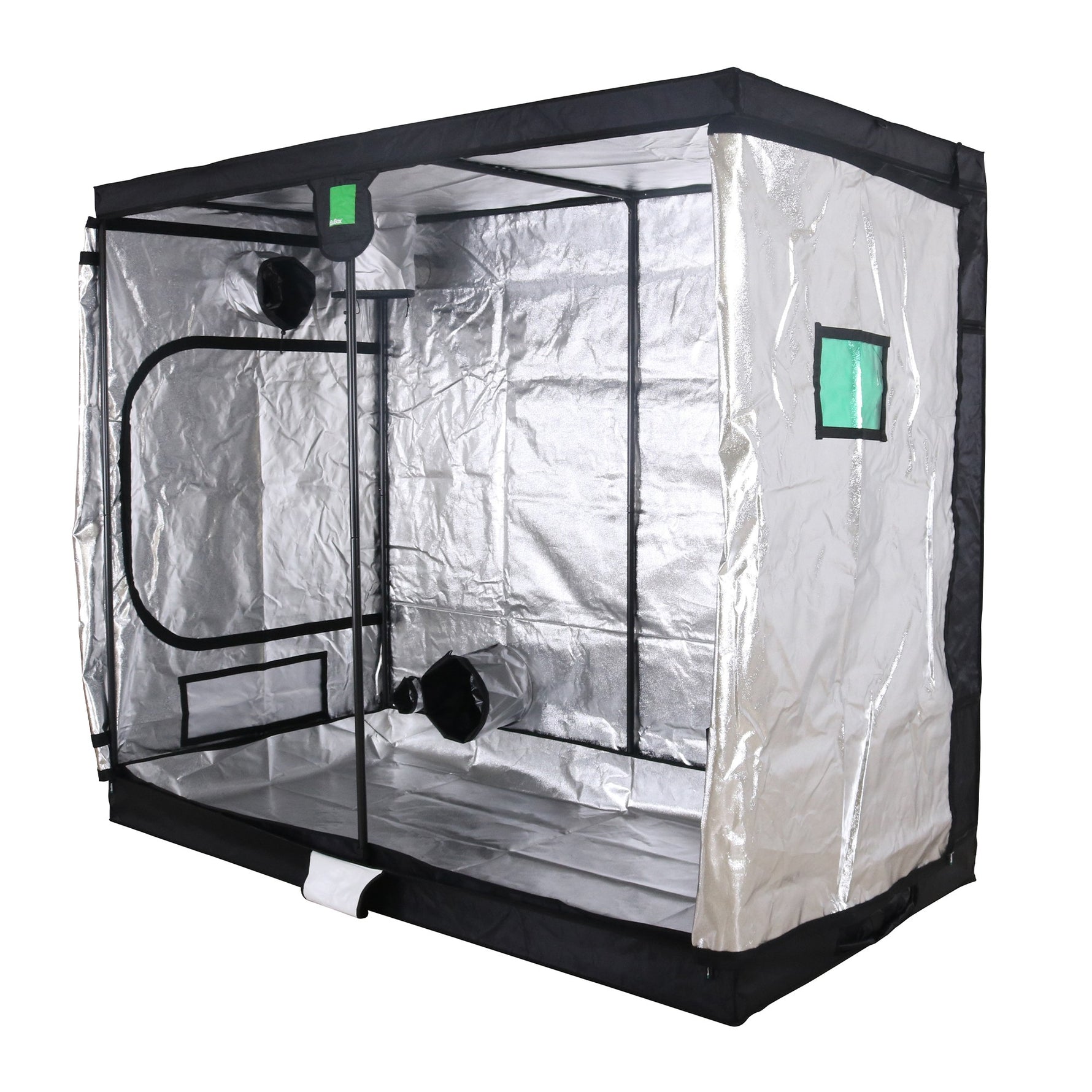 BudBox-Pro Tent 1.2m x 2.4 x 2.0 (XXL) Silver