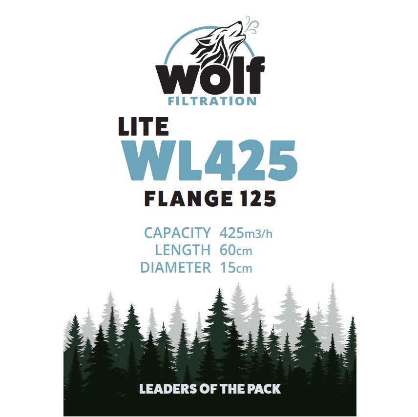 Wolf Lite 425 Carbon Filter 125mm (5")