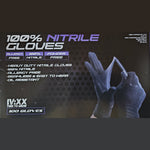 Heavy Duty 4.5g Nitrile Gloves (M) 100 Pack