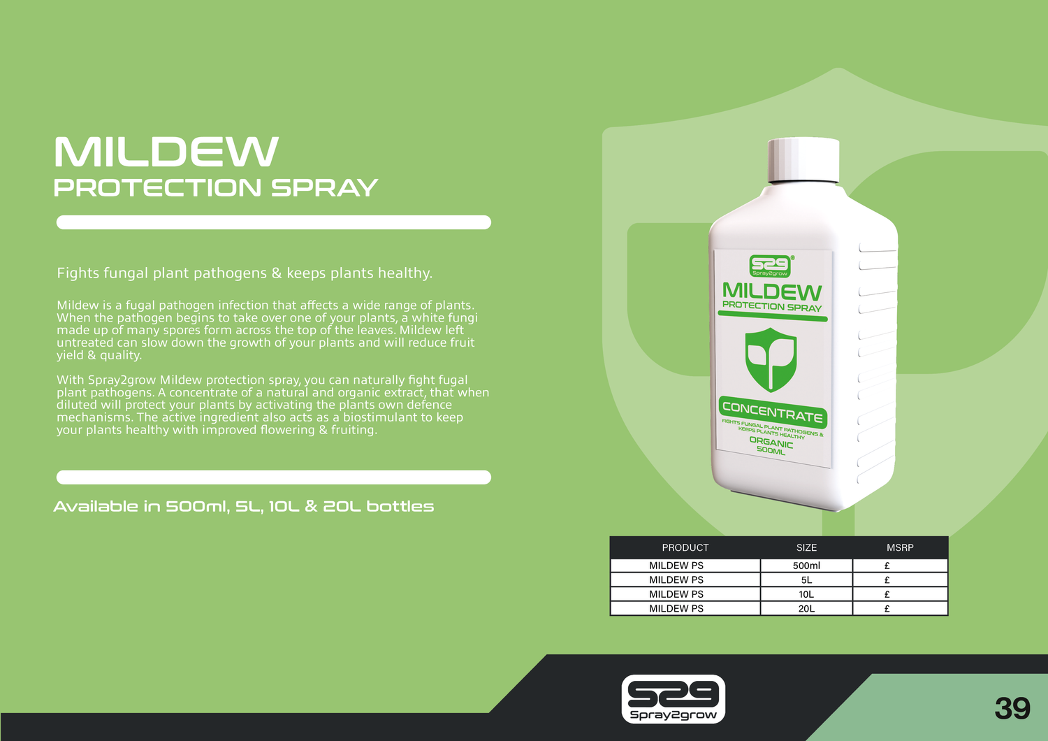 SPRAY2GROW MILDEW