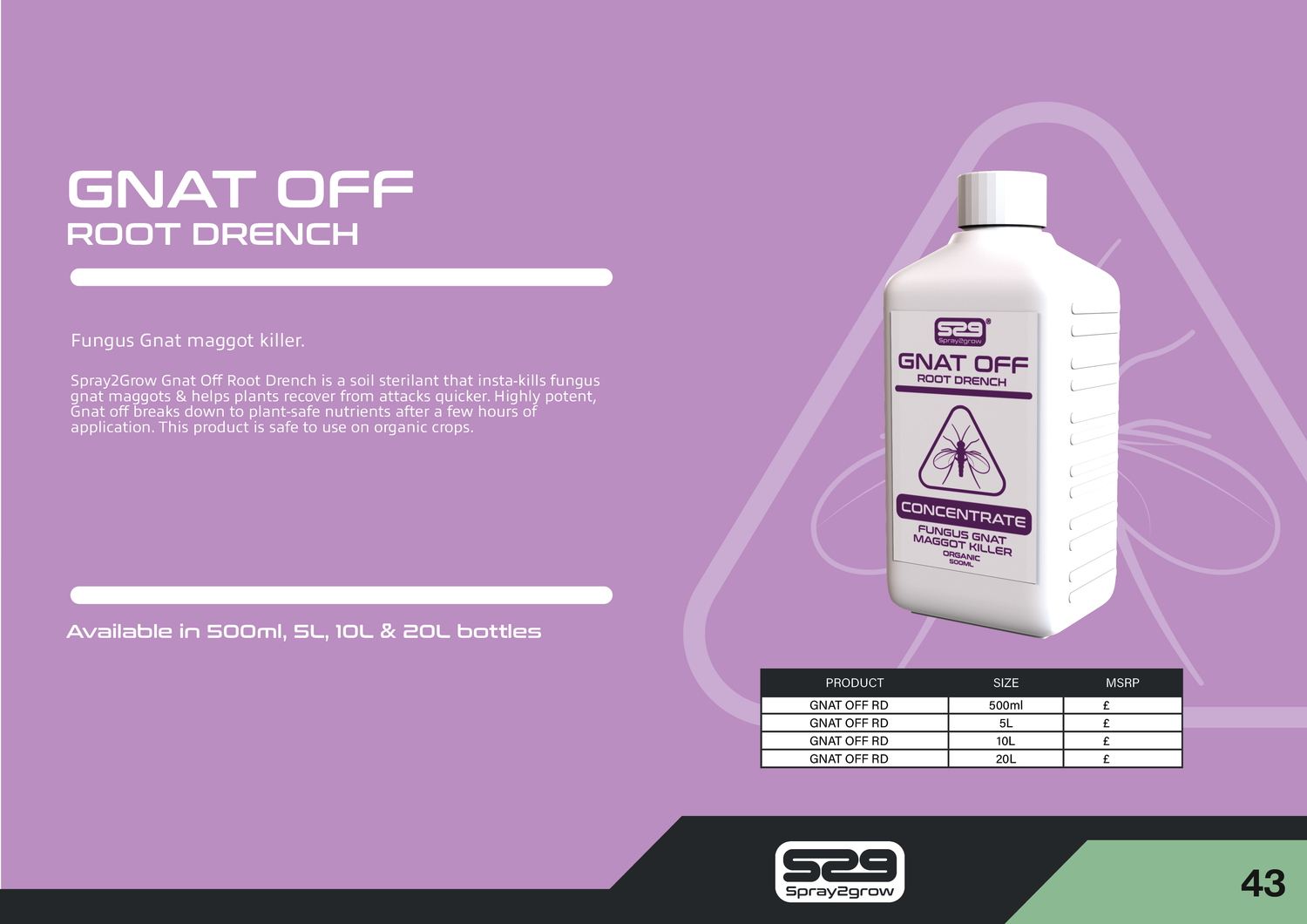 SPRAY2GROW GNAT OFF