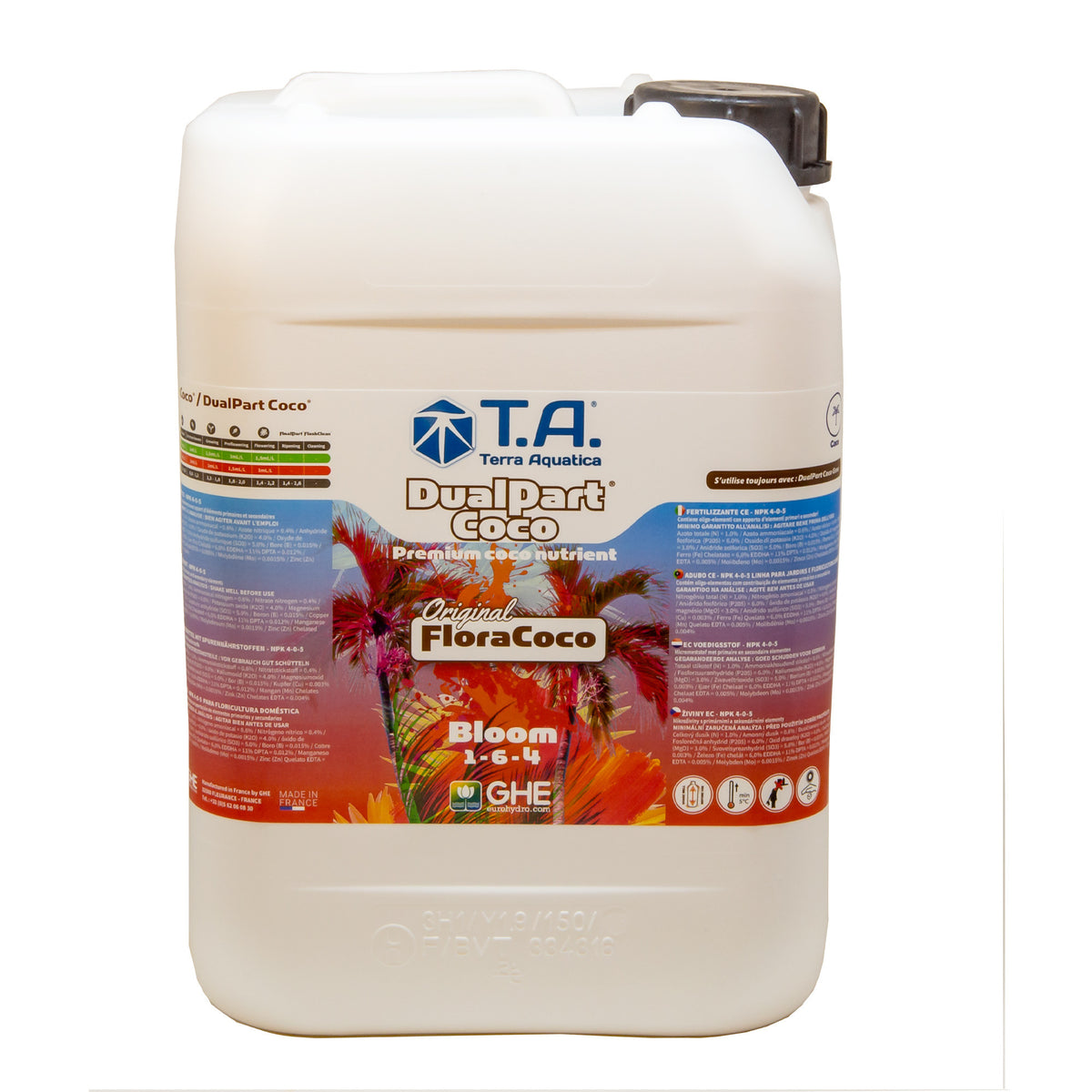 T.A. DualPart Coco Bloom 10L (GHE Flora Coco Bloom)