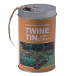 Garland Twine Tin with Cutter (100g 3 Ply Natural Jute Twine) - 60m approx