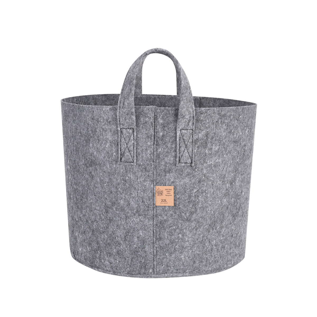 Dirt Bag Grey 22L (100% Recycled Fabric Pot) PACK of Ten