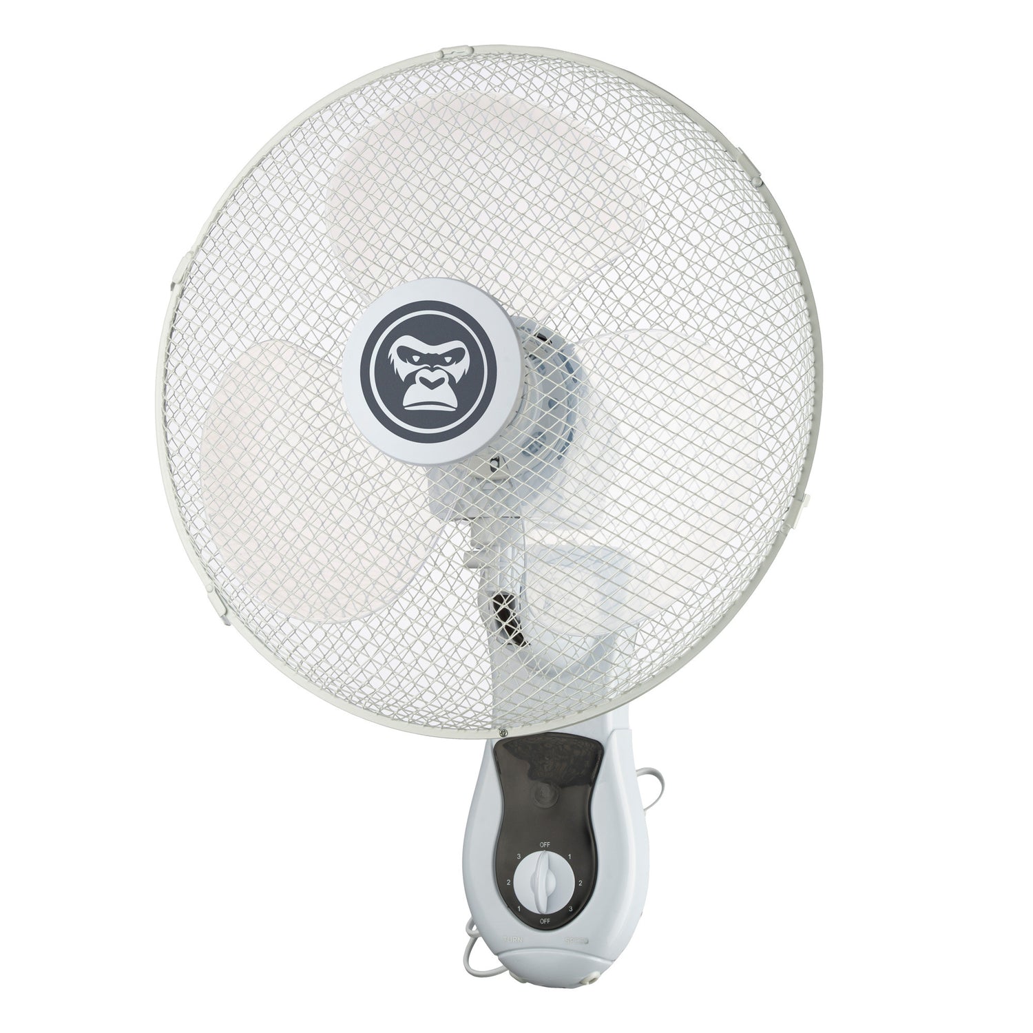 Gorilla Oscillating 16" Wall Fan (40cm) - 3 Speed